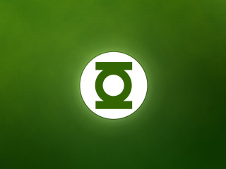 Green lantern logo green background 3 - a white circle in the center of the image free wallpaper
