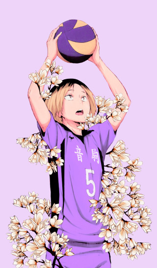 Girl purple uniform volleyball flowers - derf free wallpaper for mobile