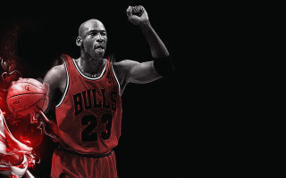 Man red jersey basketball hoop 2 - visionary free wallpaper