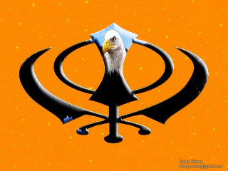 Eagle umbrella crescent star image - ella guru free wallpaper