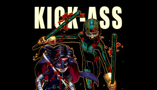 Swords blood faces poster two - a mask free wallpaper