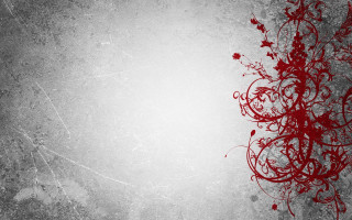 Grungy background red flower white - grungy free wallpaper