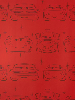 Red background cars drawn stars - car free wallpaper for mobile