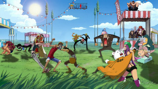 Group people field sky carnival - eiichiro oda free wallpaper for desktop