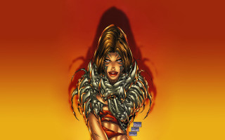 Woman large bird body long - body free wallpaper for desktop