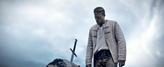 Man hill cross sky clouds - top of a hill free wallpaper