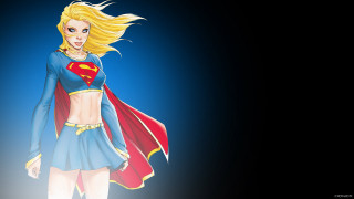 Cartoon woman supergirl cape head - a cape free wallpaper