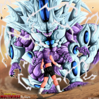 Cartoon character big purple creature - big free wallpaper for tablet