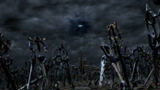 People field sky black circle - symbolism free wallpaper