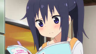 Girl blue eyes reading book - aguri uchida free wallpaper