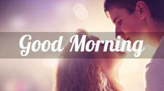 Man woman kissing good morning - a man and woman free wallpaper for desktop