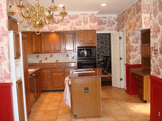 Kitchen center island stove refrigerator 2 - a stove free wallpaper