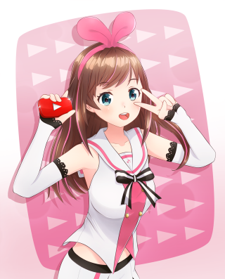 Girl sailor redobject pinkbackground kawaii - a red object free wallpaper for mobile