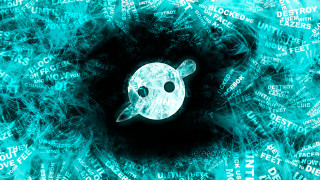 White object black hole destroy - the world free wallpaper