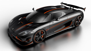 Black orange sports car dom - orange stripe free wallpaper