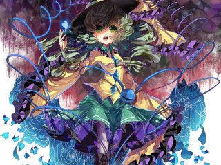 Woman hat dress bird arm - a woman in a hat free wallpaper