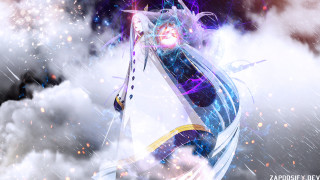 Boat floating in air clouds - a boat floating free wallpaper