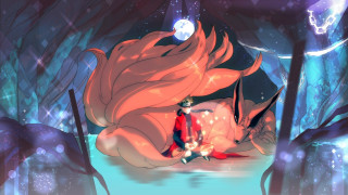 Girl long hair red cape - a red cape free wallpaper for desktop