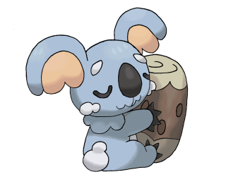 Cartoon koala hugging chocolate heart - stuckism free wallpaper for tablet