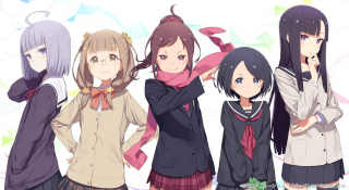 Girls group white background colorful - a colorful design free wallpaper