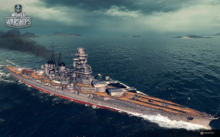 Battleship ocean island distance ship - bartolomeo cesi free wallpaper