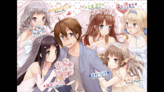 Anime group people poster background - word free wallpaper