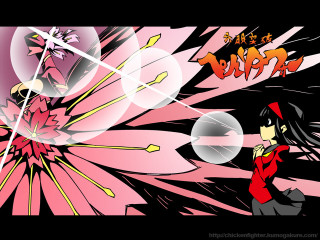 Woman red dress pink flower - lightening free wallpaper for desktop