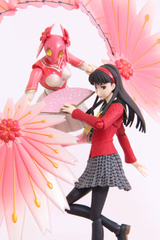 Girl holding pink flower figure - dynamic free wallpaper for mobile