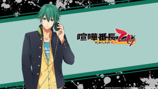 Cedric seaut green haired man - white spot free wallpaper