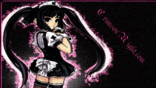 Girl black hair white shirt 3 - skirt free wallpaper