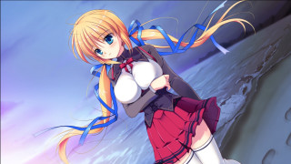 Girl short skirt top bow - a bow free wallpaper