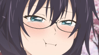 Blue eyes long hair cherry - a close up of a person free wallpaper for desktop