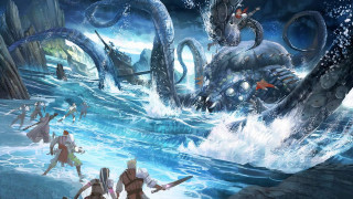 People octopus ship sea water - andreas rocha free wallpaper