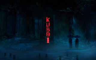 Dark forest umbrella kubo retrofuturism - eizō katō free wallpaper for desktop