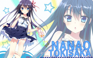 Nannao tokika anime girl star - a star background free wallpaper