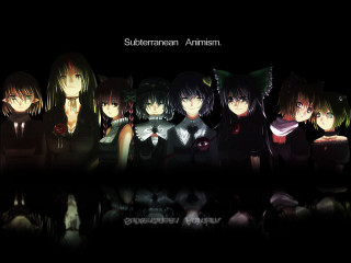 Anime characters black background caption 2 - a caption free wallpaper