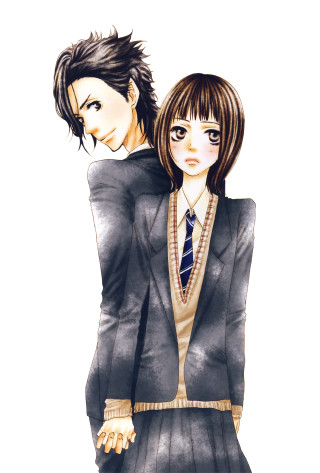 Couple manga remodernism schooluniform smile - aya goda free wallpaper for mobile