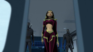 Woman red yellow outfit room - other person free wallpaper for desktop