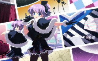 Anime girls wall pictures chair - a couple of anime girls free wallpaper for desktop