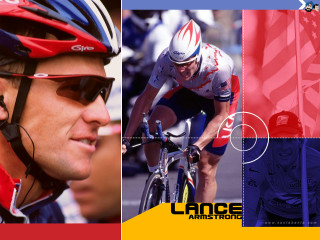 Man riding bike street flag - david lazar free wallpaper for desktop