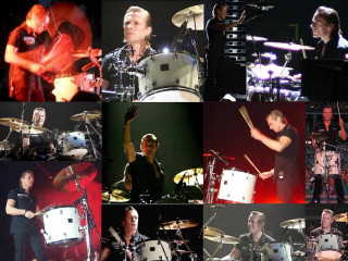 Band drums performance stage drumsticks - a sery of photos free wallpaper for desktop