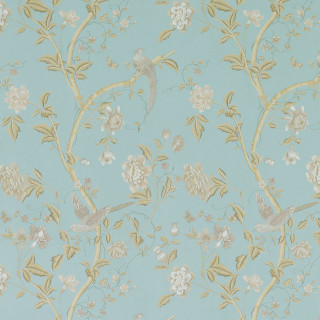 Bird flowers blue room white - a blue room free wallpaper for tablet