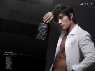 Man leaning wall shirt open - his shirt open free wallpaper