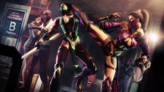 Costume sword man suit gun - her hand and a man in a suit free wallpaper