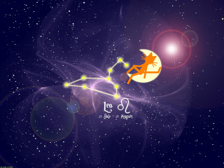 Zodiac horse person sky stars - free space wallpaper for desktop