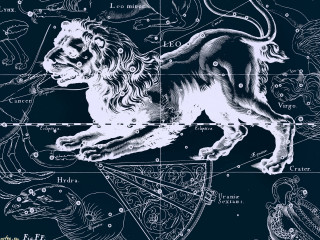 Zodiac lion numbers sign image - aldus manutiu free wallpaper