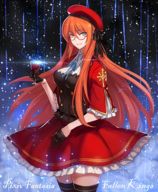 Woman red dress hat wine - free christmas wallpaper for mobile