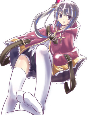 Woman red outfit sword red 3 - maya free wallpaper for mobile