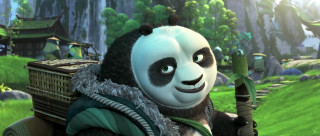 Panda bear holding bamboo cartoon - adrian zingg free wallpaper