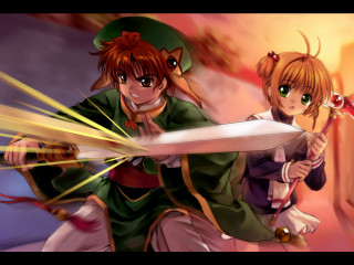 Anime characters holding swords action - a sword and a sword free wallpaper